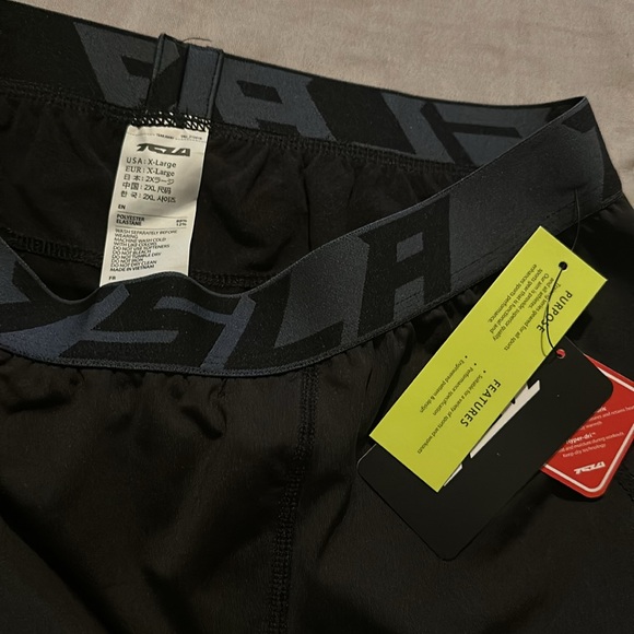 TSLA Men's Compression Pants, Cool Dry Workout Running Leggings with Pockets - Picture 11 of 11